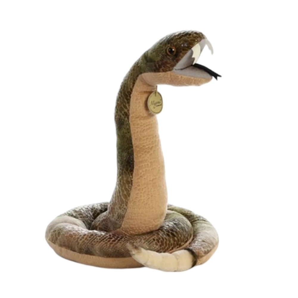 MIYONI AURORA Rattlesnake Plush Coiled up SOFT "Rattles" Stuffed Animal